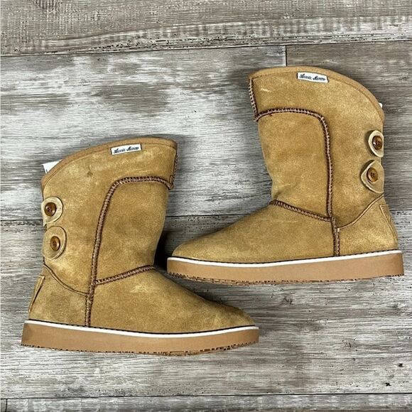 Aussie Merino Philipa Boots In Tan - Picture 2 of 4